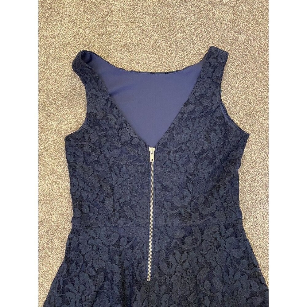 Speechless Womens Dress Size S Navy Floral Lined Sleeveless Back Zip Stretch NWT - Picture 6 of 12